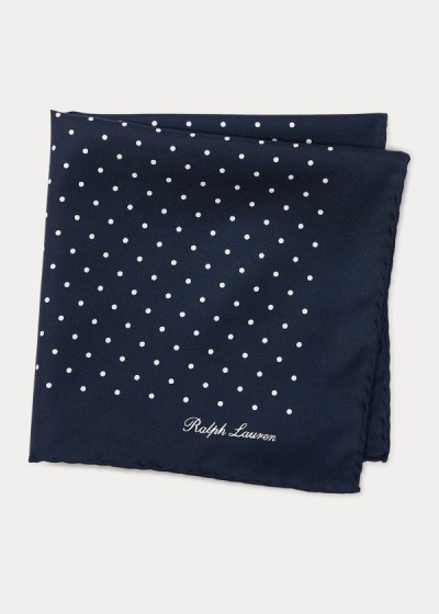 Pánské Čtvercové Šátky Ralph Lauren Polka-Dot Silk Pocket - 92510-INTH